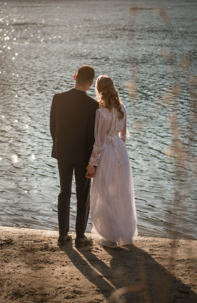 Robe de cocktail - Au bord de l'eau