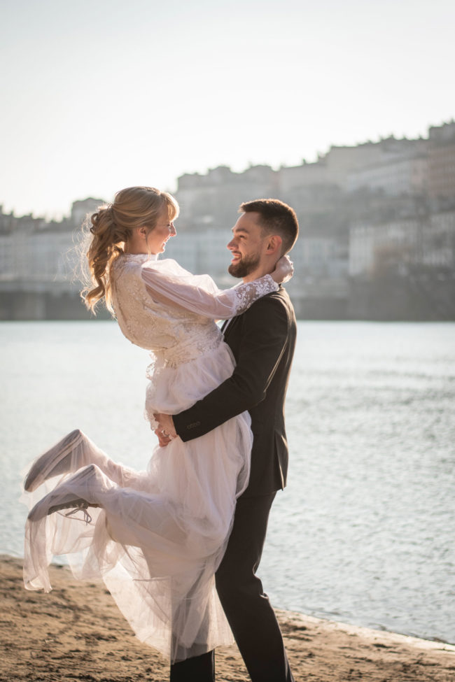 Robe de cocktail - Au bord de l'eau