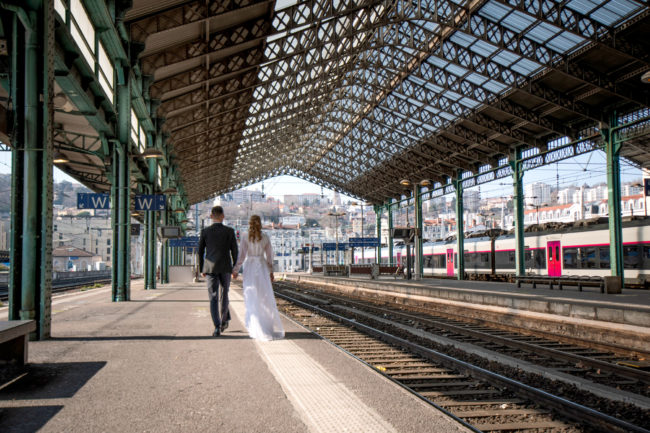 Robe de cocktail - Au bord de l'eau