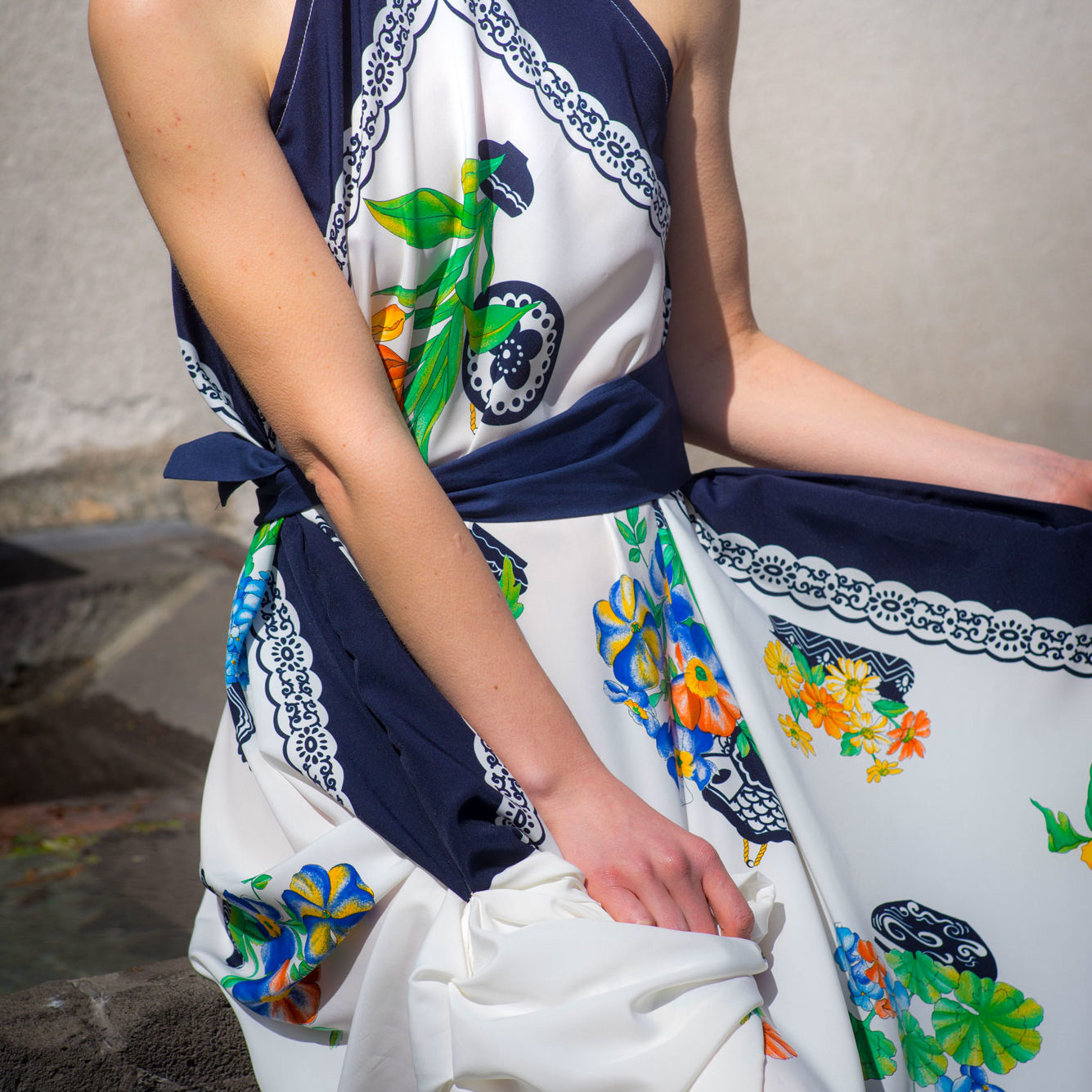 Robe de cocktail - Foulard